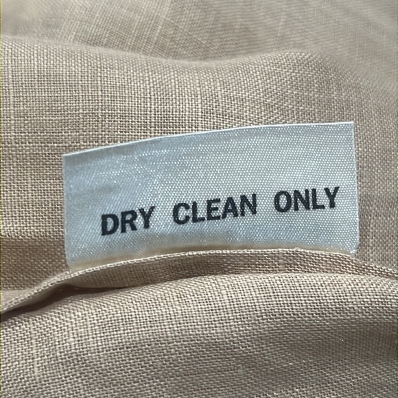Petals VINTAGE Beige LINEN KIMONO, COPPOLA & BOWERS SIZE L - Picture 9 of 12